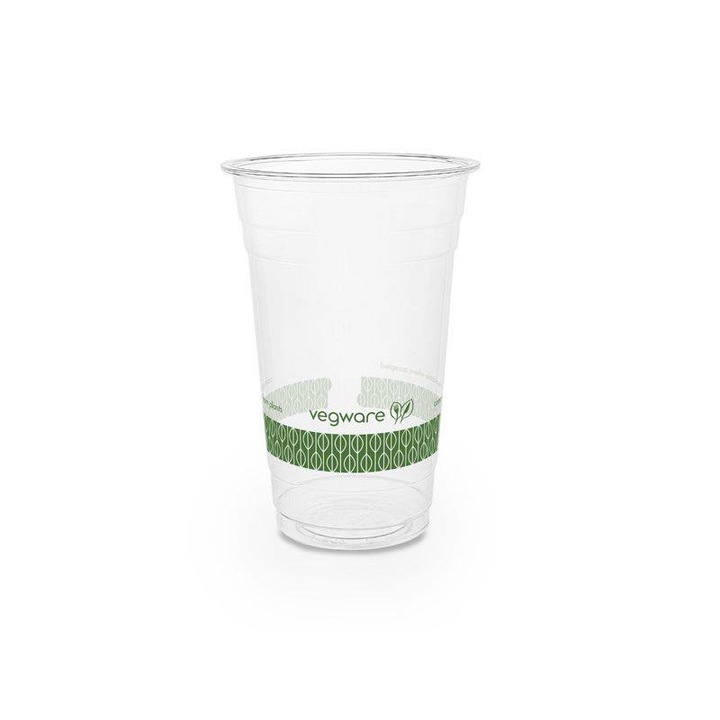 Set 50 pahare, Vegware, PLA, 570 ml