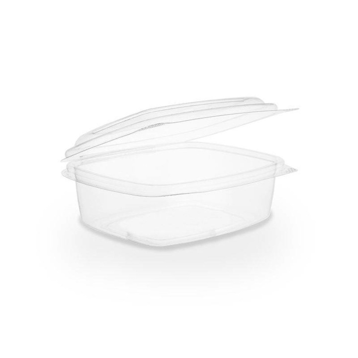 Set 50 caserole, Vegware, PLA, 14.2x12.4x5.5 cm, Transparent