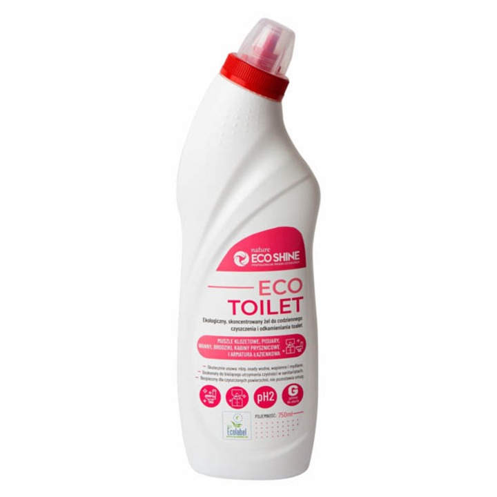 WC vízkőoldó gél, Eco Shine, 0,75 L