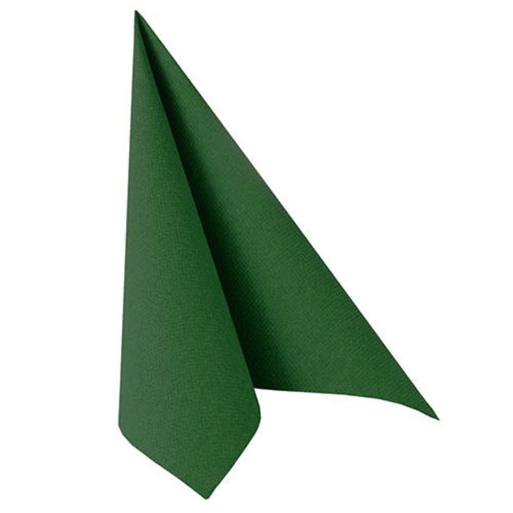 Servetele de masa, Papstar, Royal Collection, 3 Straturi, Verde, 40x40 cm, 50 buc