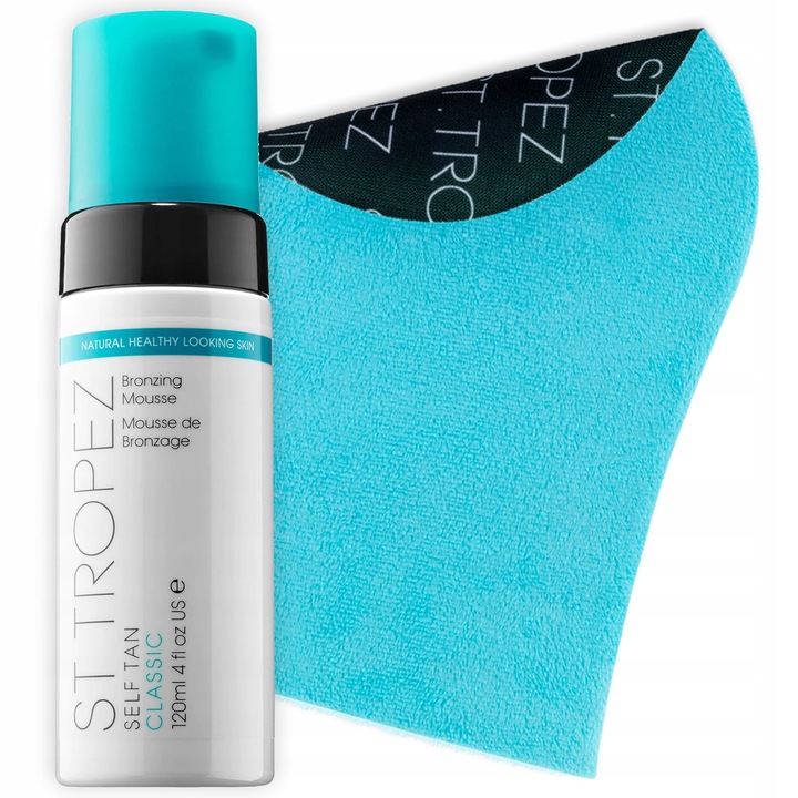 Set autobronzant si manusa, St.Tropez, Classic Mousse, 120 ml eMAG.ro