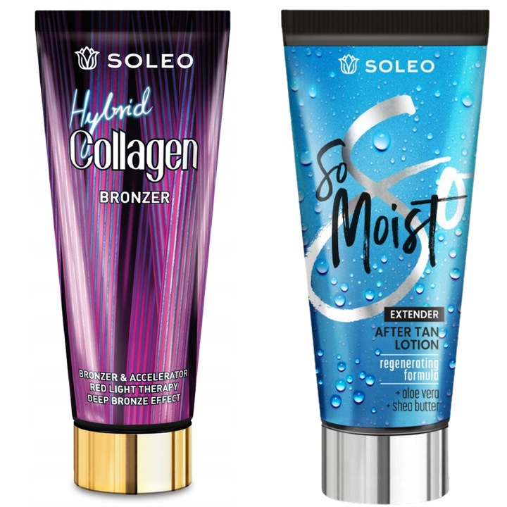Set bronzer, Soleo, Hybrid Collagen si So Moist After Sun