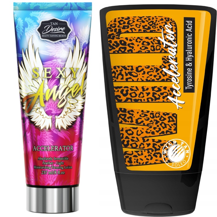 Комплект за тен, Tan Desire, Sexy Angel + Wild Tan Wild, 2 бр