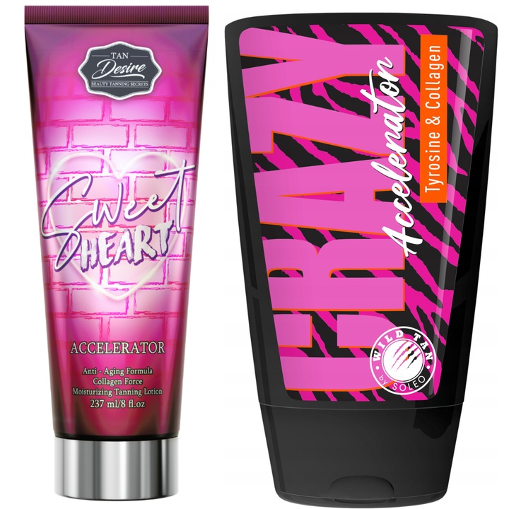 Комплект за тен, Tan Desire, Sweet Heart + Wild Tan Crazy, 2 бр