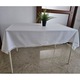 Fata de masa cu dantela, Crystal By Ariale, 140x170cm, textil, alb