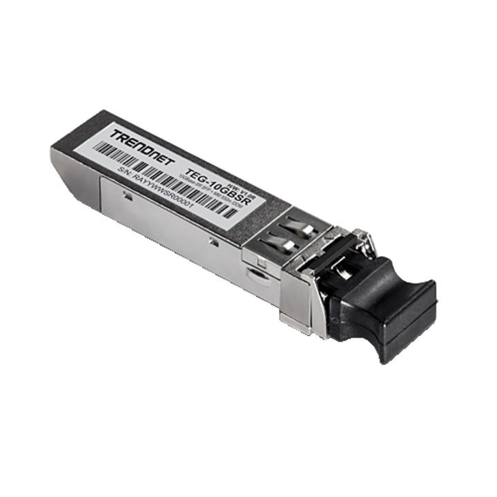 Modul SFP+, 10.5G, Multi-mode, 850nm, Duplex LC, max. 550m - TRENDnet TEG-10GBSR
