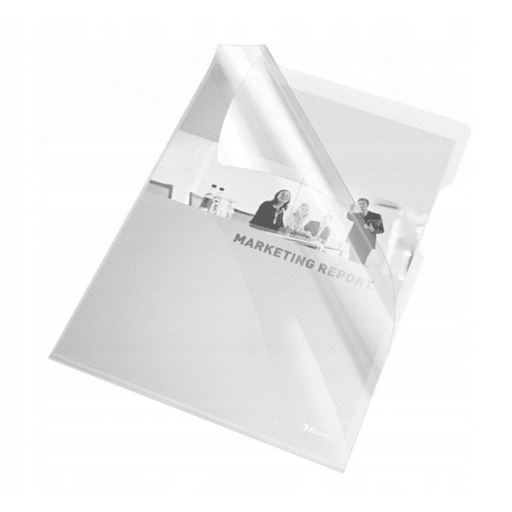 Комплект пластмасови папки, Esselte, A4, 100 броя