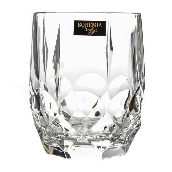 6 db-os whiskys pohár készlet DESIRE PRESTIGE, BOHEMIA, 350 ml, átlátszó