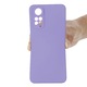 Husa protectie, interior de catifea, compatibila cu Xiaomi Redmi Note 11 4G / Note 11S, FONIX BloomShield, silicon, margini ridicate, slim, Mov