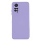 Husa protectie, interior de catifea, compatibila cu Xiaomi Redmi Note 11 4G / Note 11S, FONIX BloomShield, silicon, margini ridicate, slim, Mov