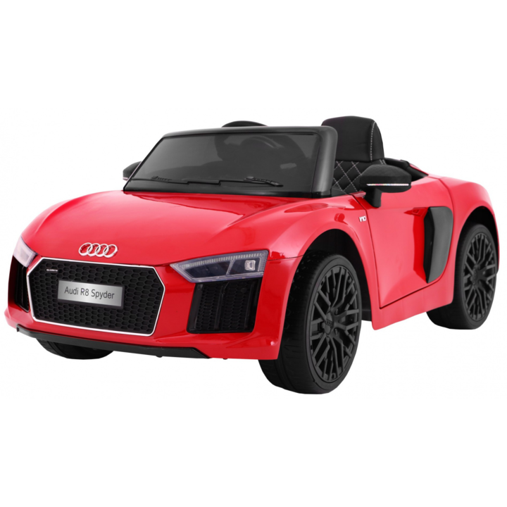 Audi R8 Spyder RS elektromos kisautó - piros színben