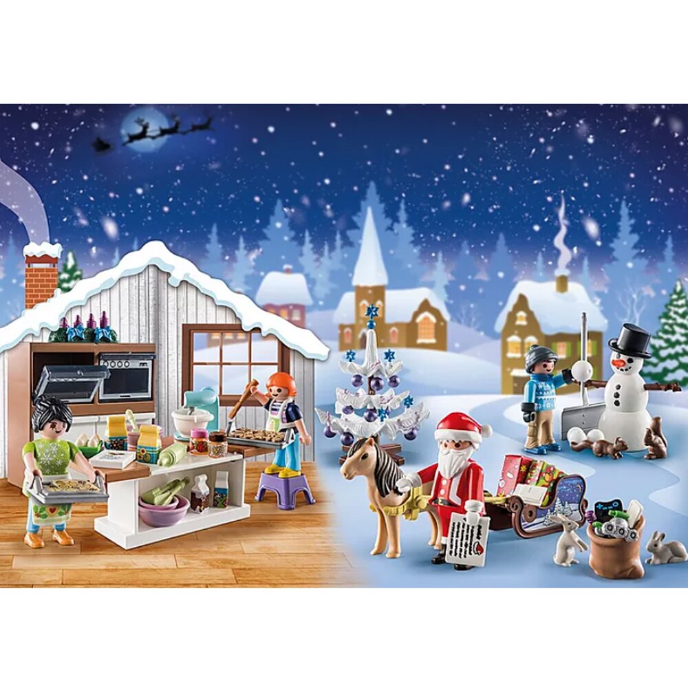 Адвент календар Playmobil Коледен сладкиш 9710888 1-144, 92 части