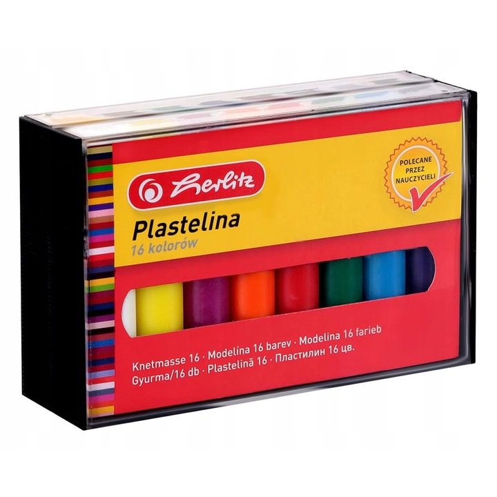 Set plastilina, Herlitz, 16 culori, Multicolor