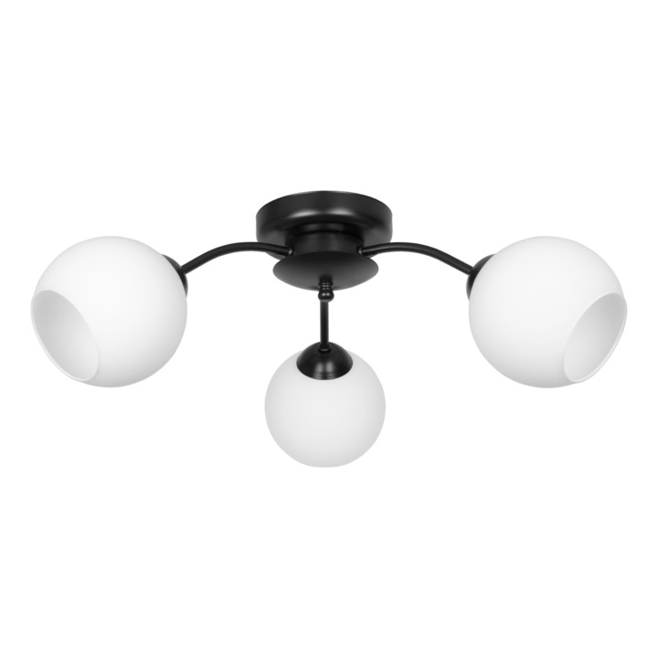 Полилей Lightstyle Морело, 3хЕ27, Черен
