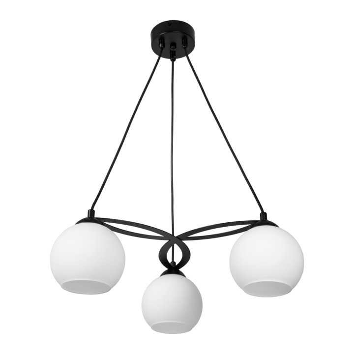 Полилей Lightstyle Теа, 3хЕ27, Черен