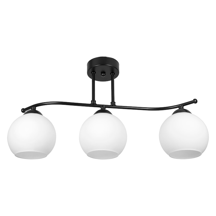 Полилей Lightstyle Тевере, 3хЕ27, Черен