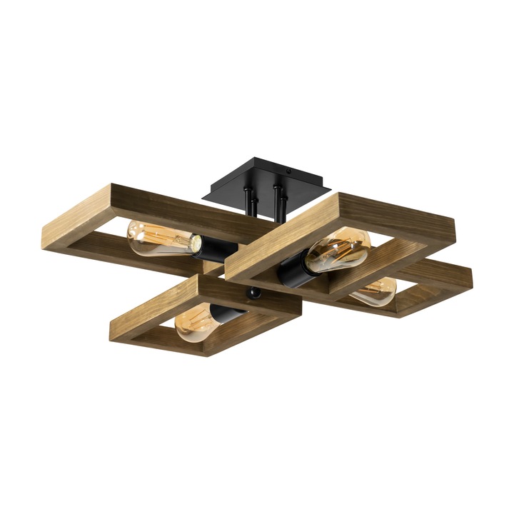 Полилей Lightstyle Тиера, 4хЕ27, Орех