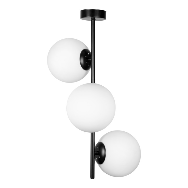 Candelabru Lightstyle Fiore, 3xE27, Negru