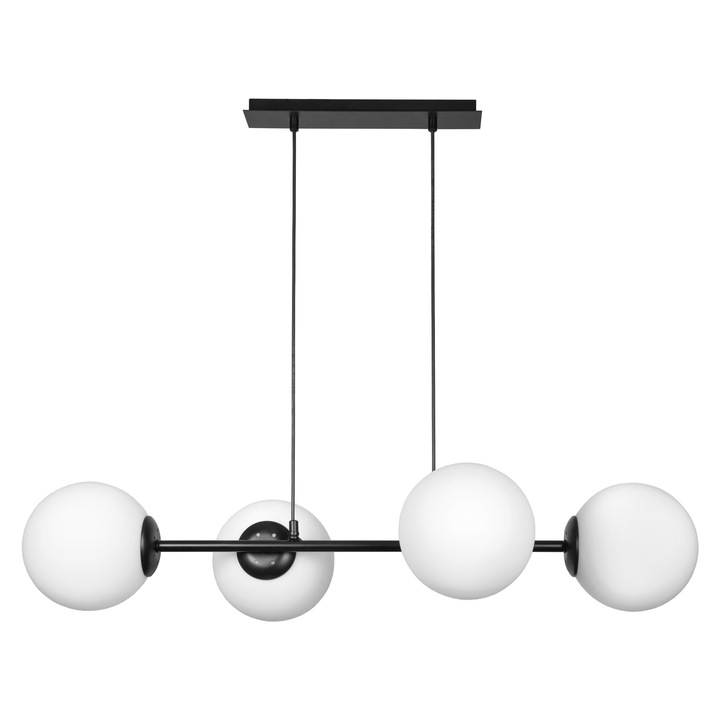 Полилей Lightstyle Фиоре, 4хЕ27, Черен