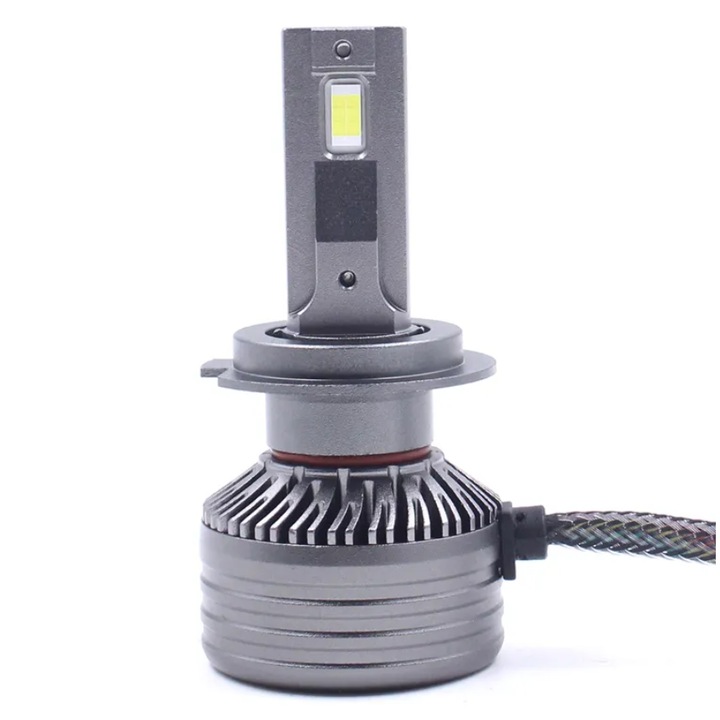 Set 2 becuri LED H7, F9A, 150W, Canbus, 21000Lm, fara eroare