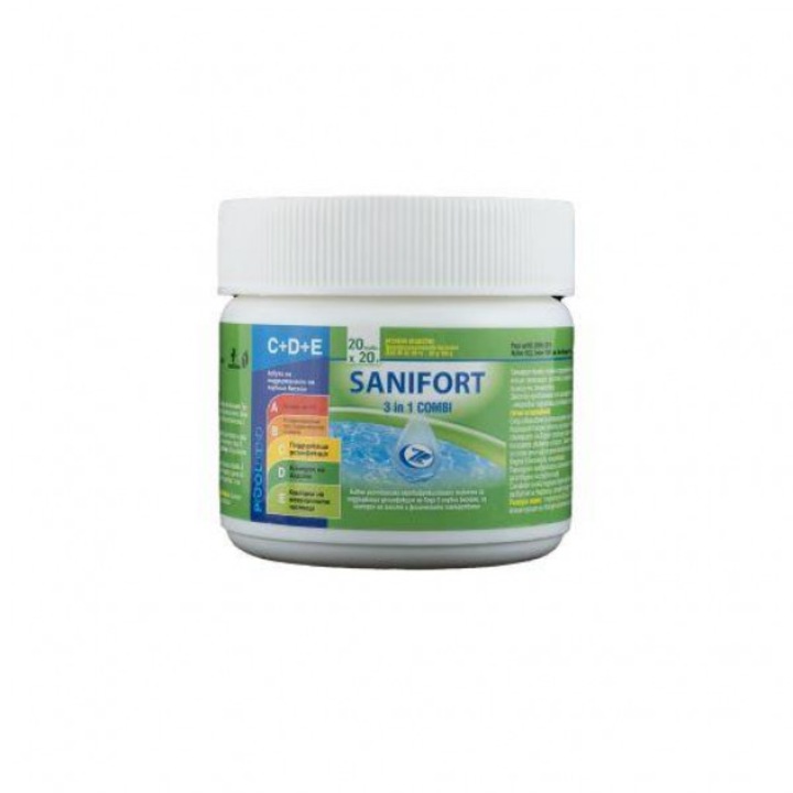Препарат за басейни SANIFORT, 20бр по 20гр
