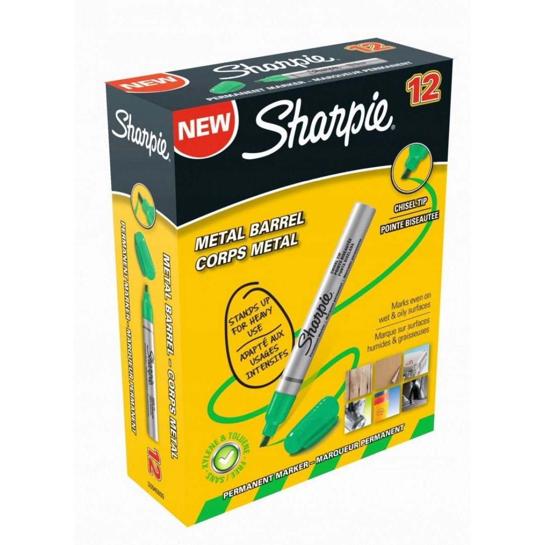 Sharpie Chisel Tip Permanent Marker, Green