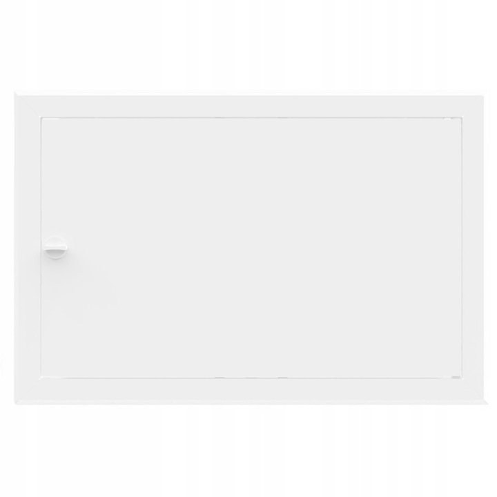 Usi Metalice De Inspectie Pentru Pereti Si Tavane, Material: Tabla Zincata, Grosime Tabla: 1 mm, Vopsite Electrostatic, Inchidere Cu Buton, Dimensiuni: 890 mm x 590 mm x 44 mm