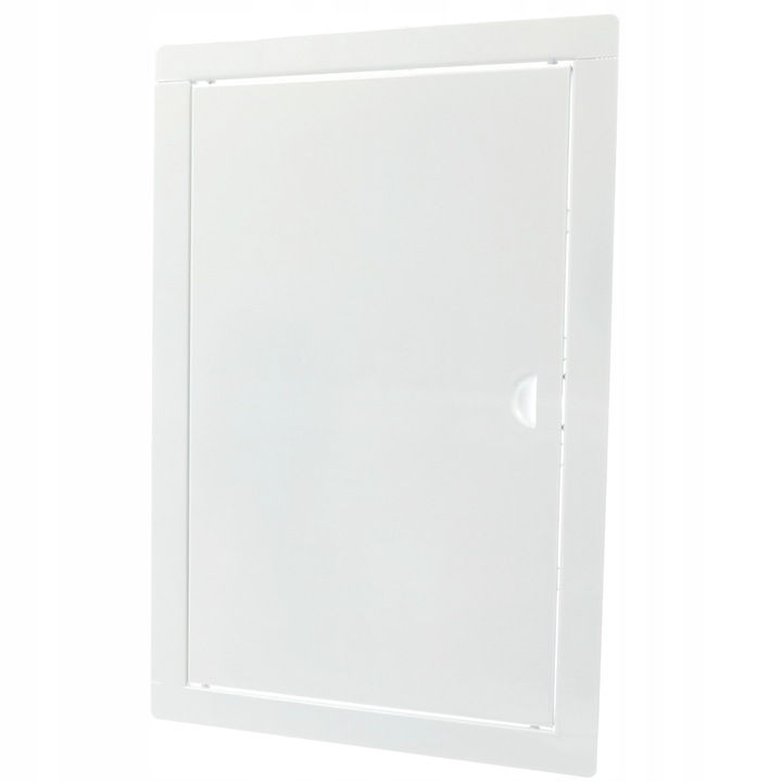 Usa inchidere sistem de ventilatie, Tabla zincata, 20 x 40 cm, Alb
