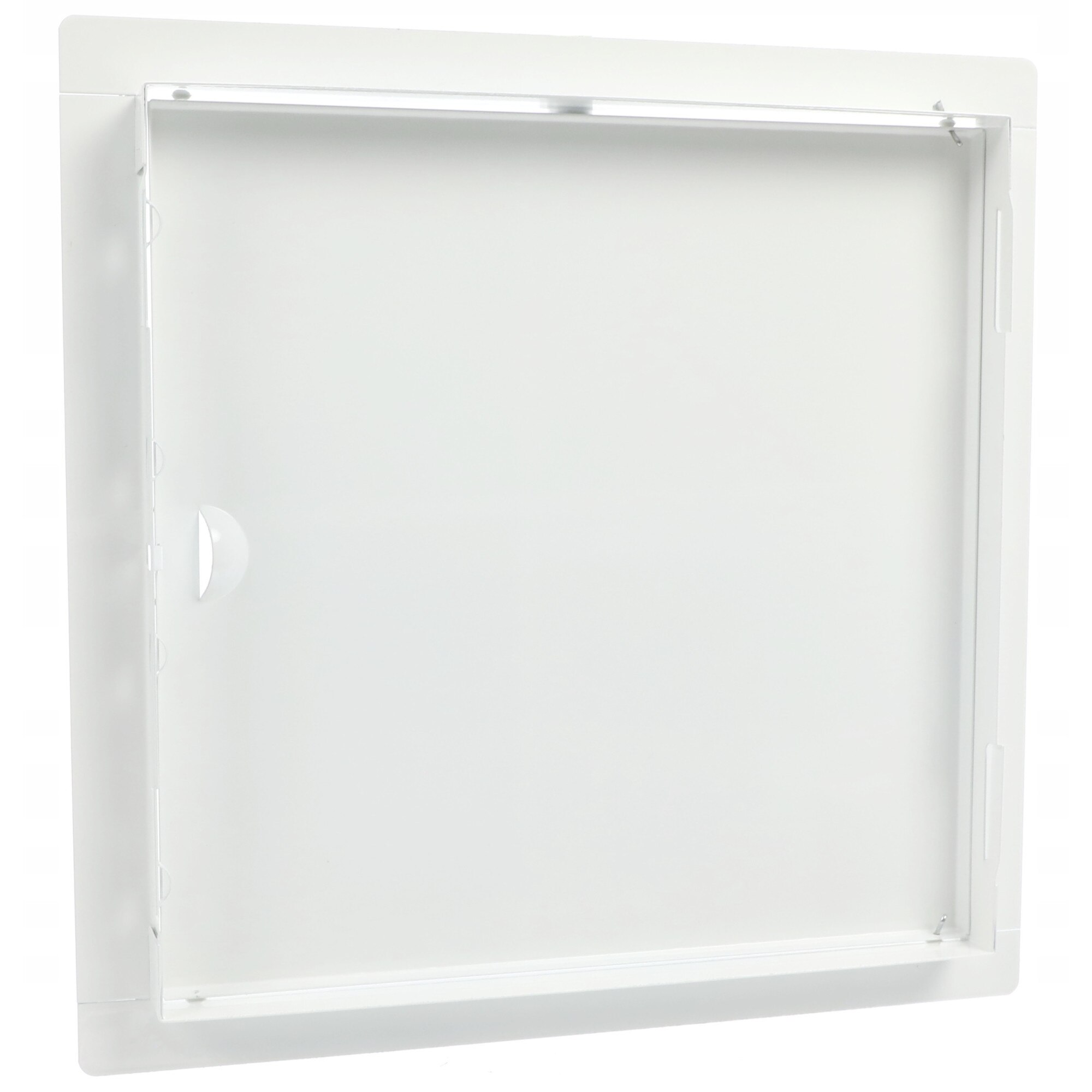 Usa inchidere sistem de ventilatie, Tabla zincata, 30 x 30 cm, Alb