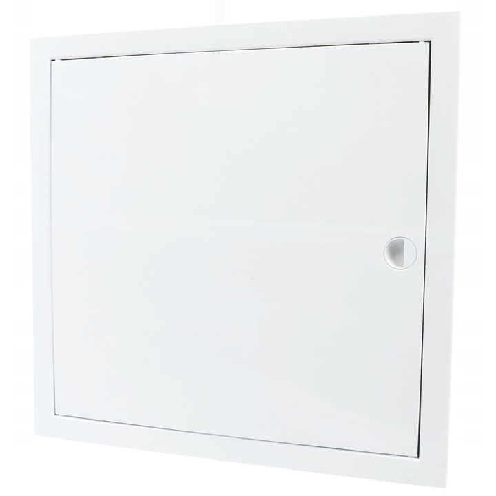 Usa inchidere sistem de ventilatie, Tabla zincata, 40 x 40 cm, Alb