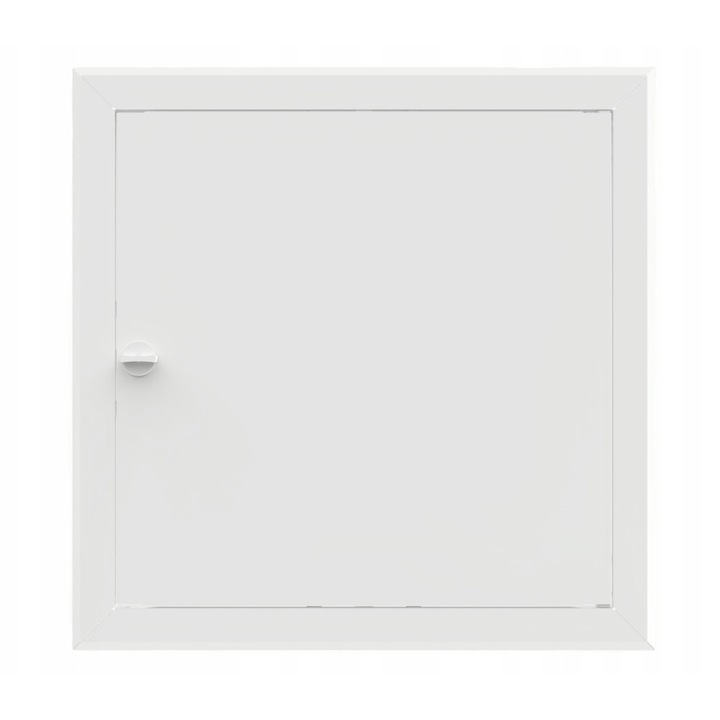 Usi Metalice De Inspectie Pentru Pereti Si Tavane, Material: Tabla Zincata, Grosime Tabla: 1 mm, Vopsite Electrostatic, Inchidere Cu Buton, 80 cm x 80 cm