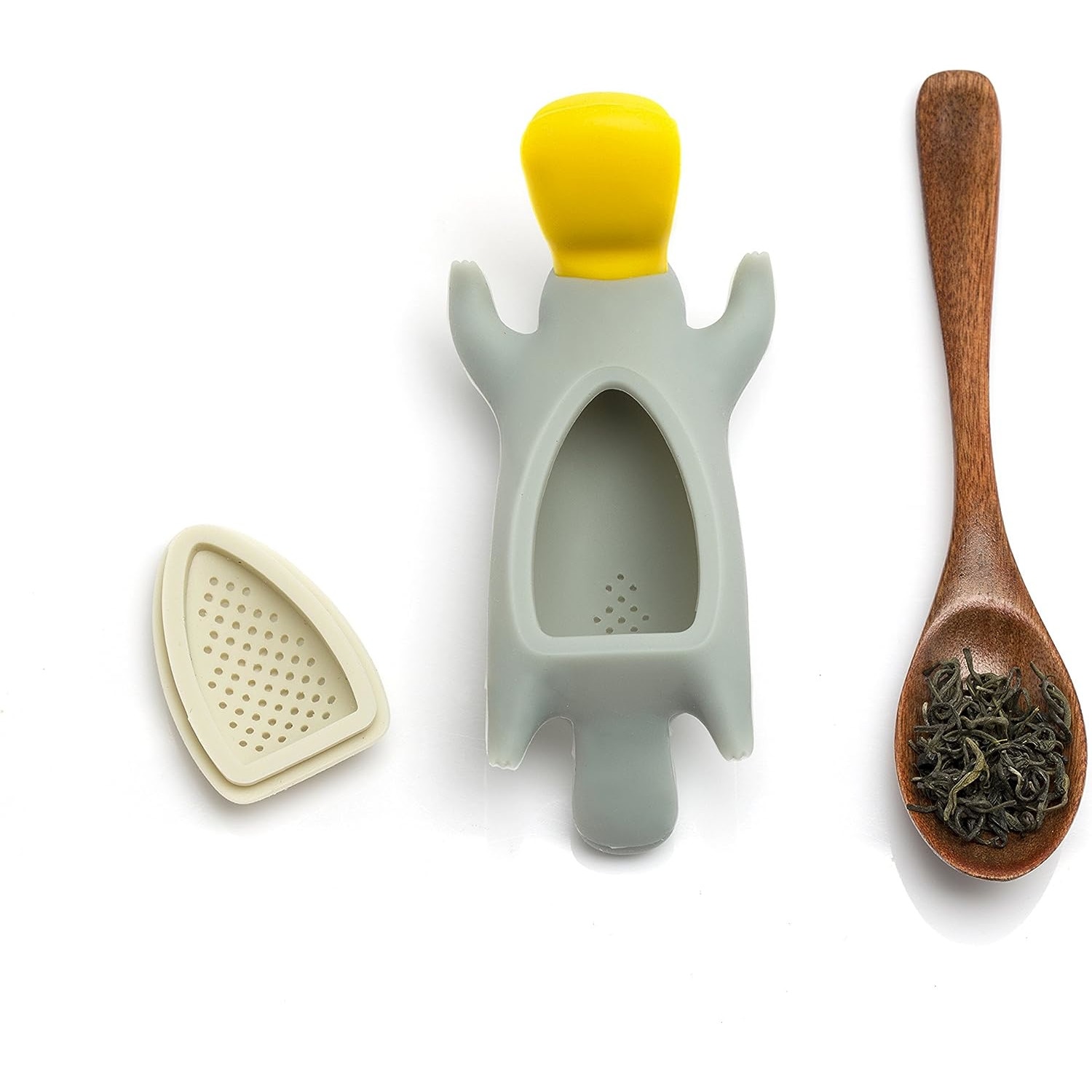 Infuzor Roz Set infuzor ceai, Sunmostar, Silicon, 2 bucati, Roz/Gri - eMAG.ro
