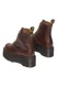Dr. Martens, Bocanci din piele cu platforma 1460 Pascal Max, Maro cognac, 6.5