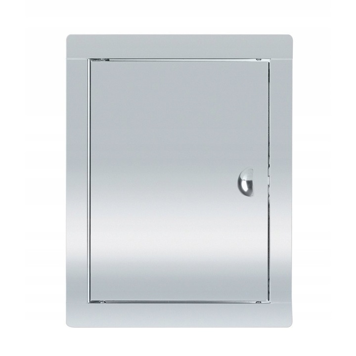 Usa de inspectie sistem de ventilatie, Otel inoxidabil, 25 x 30 cm, Argintiu