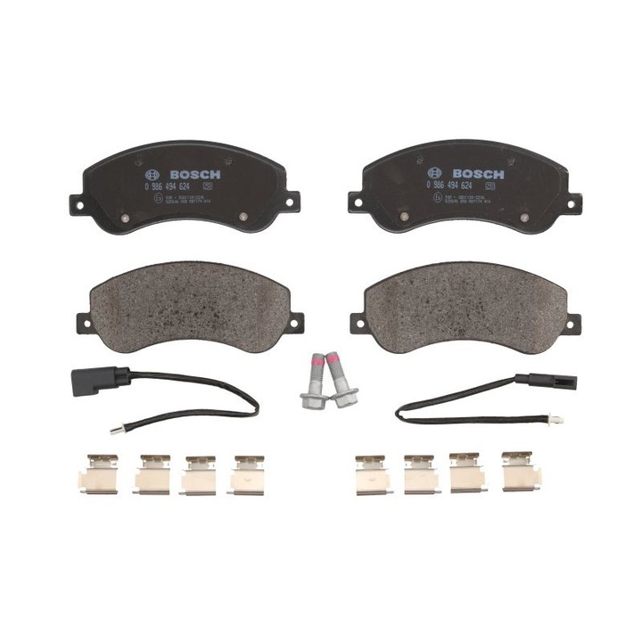 Комплект 4 предни накладки, съвместими с FORD TRANSIT, VW AMAROK 2.0-3.2D 04.06