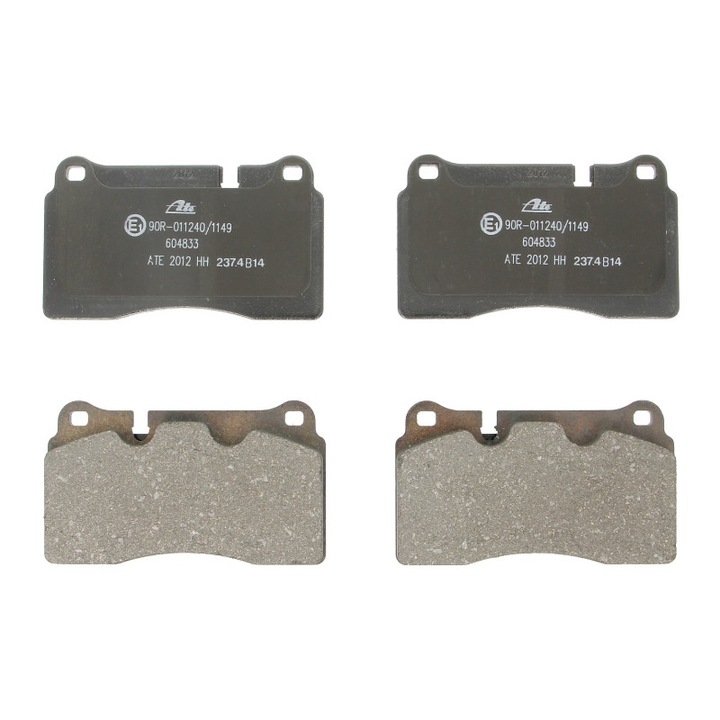 Set 4 placute de frana fata, compatibil cu AUDI A3, TT, CHEVROLET CORVETTE, SEAT LEON, LEON SC, LEON SPORTSTOURER, LEON ST, VW TOUAREG 2.0-6.2 10.02