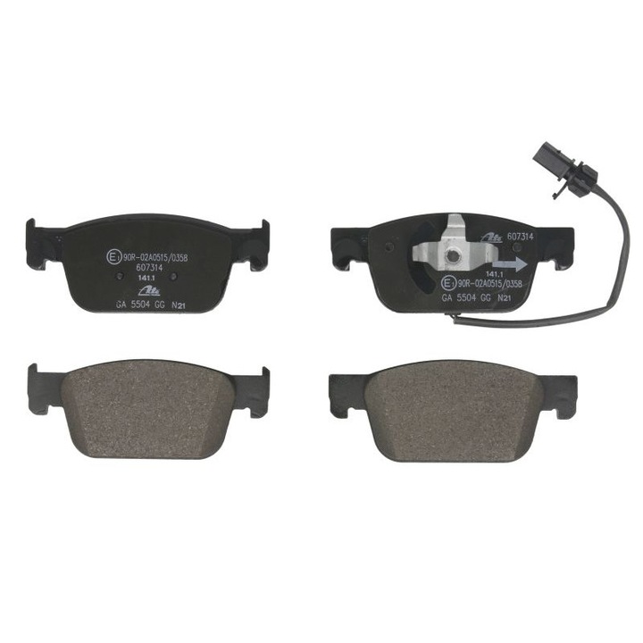 Set 4 placute de frana fata, compatibil cu AUDI A4 ALLROAD B9, A4 B9, A5 1.4-3.0DH 05.15