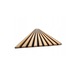 Set 3 bucati Riflaj decorativ PREMIUM de tip Panou Acoustic, Stejar Natur Saragossa, MDF, 260x40 cm, 3.12 mp suprafata acoperita