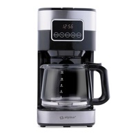 Filtru de cafea Alpina XEH25247347, 900 W, 1,5 l, Negru/Argintiu