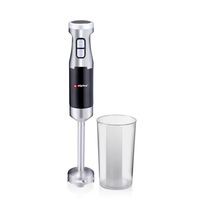 Blender de mana Alpina XEH25247338, 1000 W, 2 viteze, pahar de 0,7 l, argintiu/negru