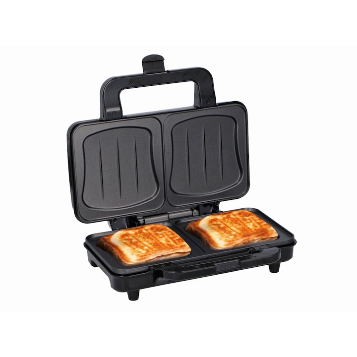 Opiekacz sandwich-uri Eldom ST150, 4 canapele, negru, 2300W, set cu spatula
