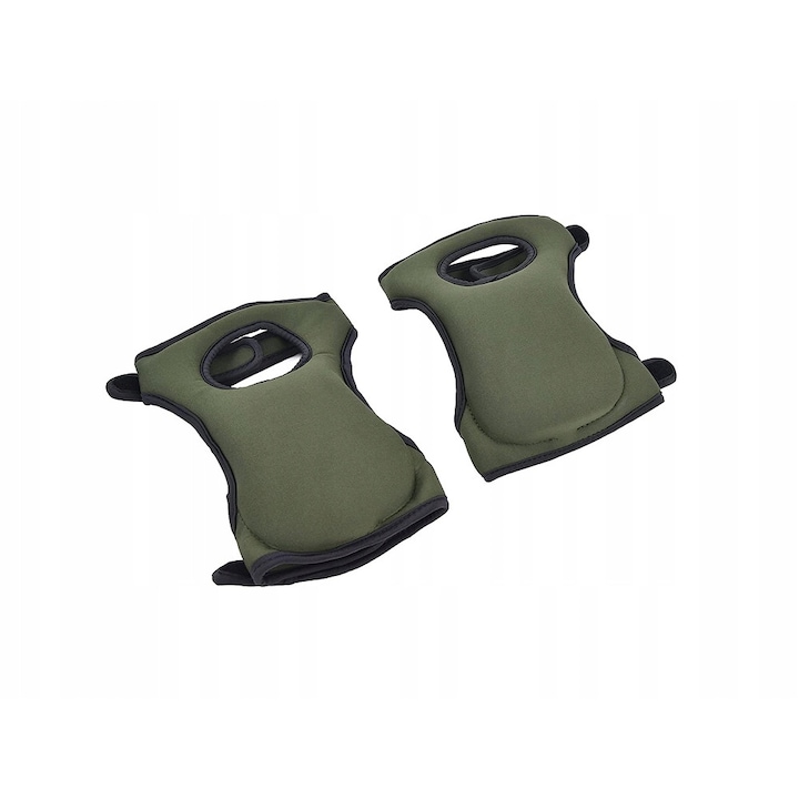 Set 2 genunchiere pentru gradinarit, Zola®, confortabile din spuma, 45x20 cm, verzi