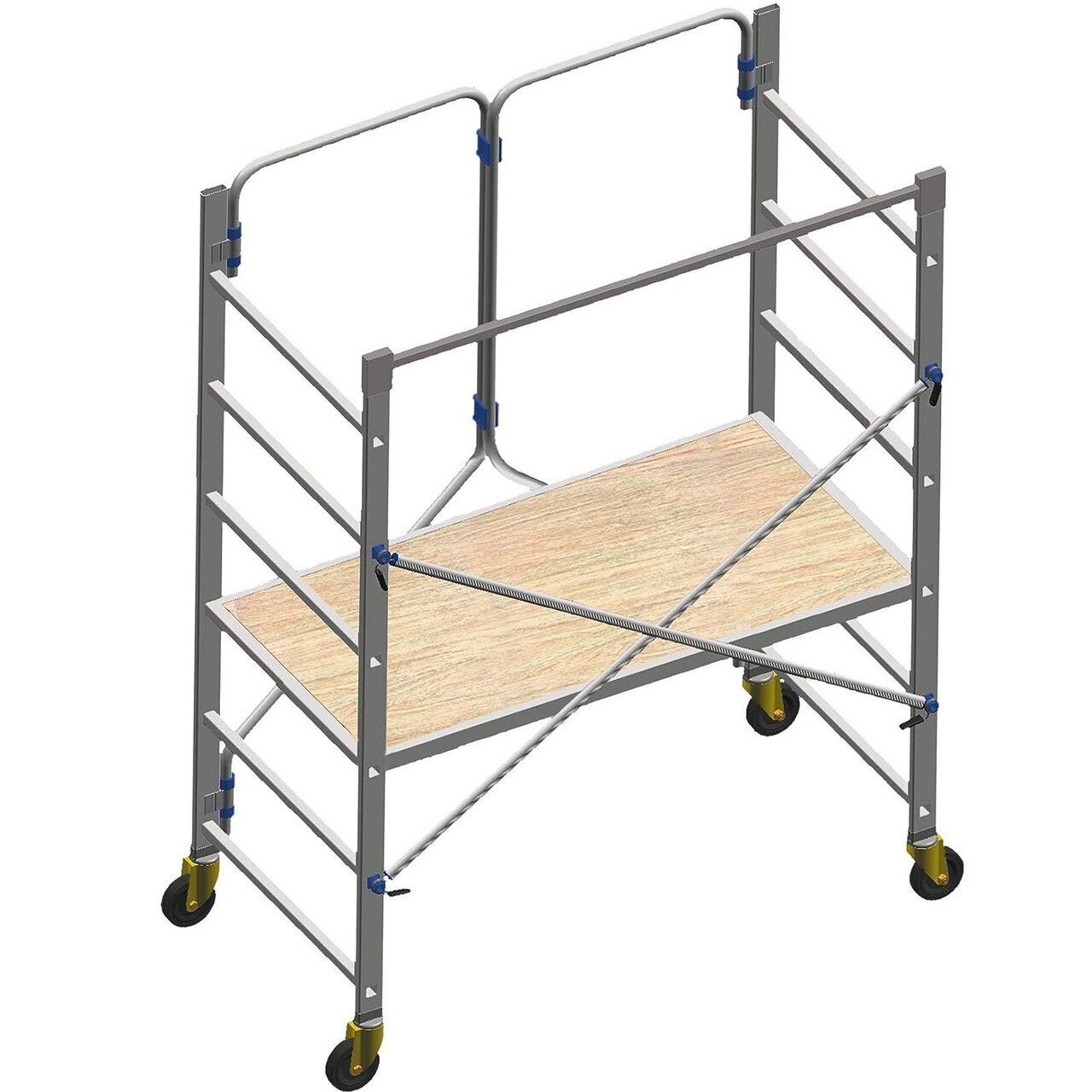 Schela mobila si pliabila Facal Piego, max 150 kg, 1.99 m, Aluminiu ...