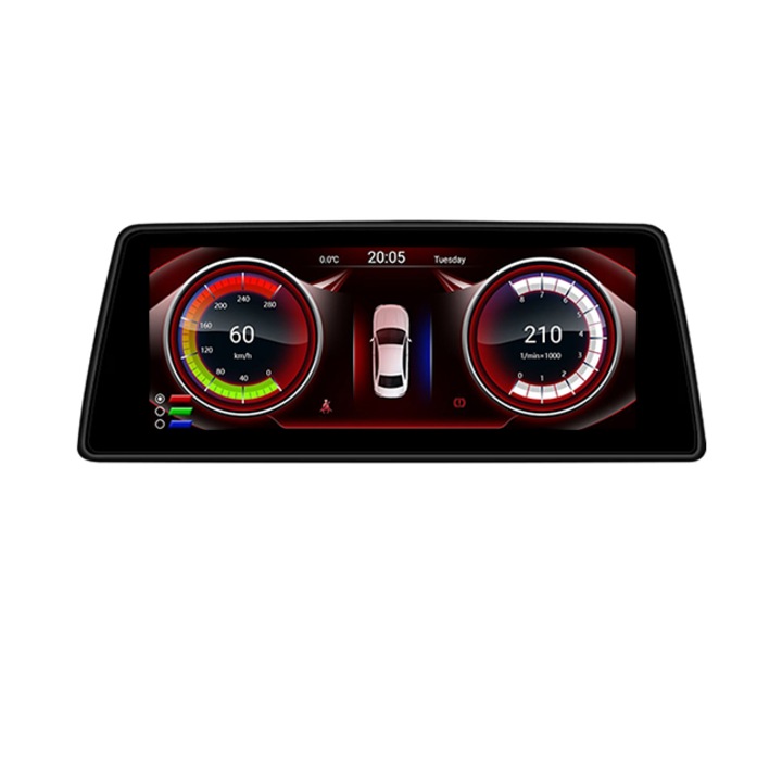Navigatie BMW E60 E61 E90 E91 din 2005-2010, Ecran de 10.25 Inch, Android 13,4 GB RAM 32 GB ROM, Carplay Wireless si Android Auto, Procesor Octacore, Slot Sim 4G