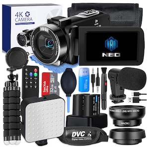 Camera Video NBD®, 48MP, 4K Ultra HD, 3.0", 32GB SD Card, Negru