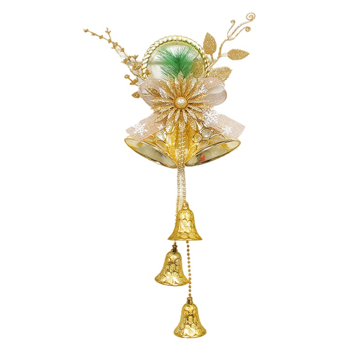 Karácsonyi dísz, Jedbessetzt, 17 x 39 cm, arany/zöld