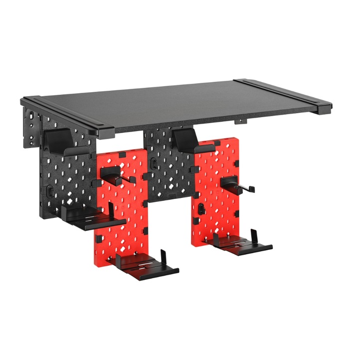 Organizator de jocuri cu raft, 615 x 316 x 281 mm, Rosu/Negru