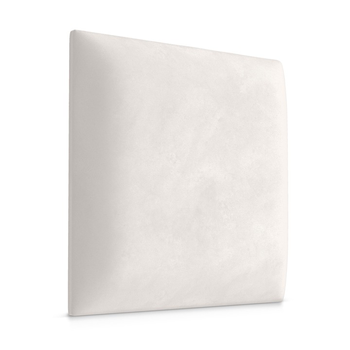 Тапициран Панел За Стена Кадифе 3D, 30x30cm, Крем