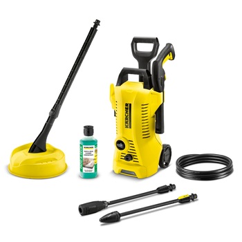 Aparat de spalat cu presiune Karcher K 2 Premium Power Control Home, 1400 W, debit 360 l/h, presiune 110 bar, Dispozitiv de curatat suprafete din exterior T 1, Detergent pentru terase 0.5 l, Pistol de presiune ridicata G 120 Q