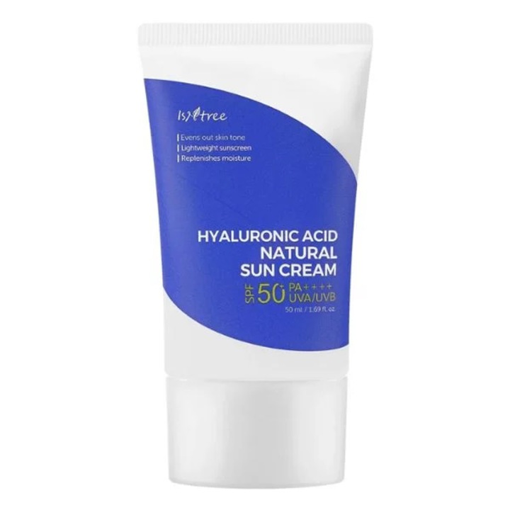 Натурален слънцезащитен крем с хиалуронова киселина SPF50 PA++++ UVA/UVB, 50ml
